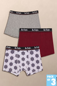 Lee Cooper Boys Long Leg Trunks (Pack of 3) - Multicolor — thumbnail 1